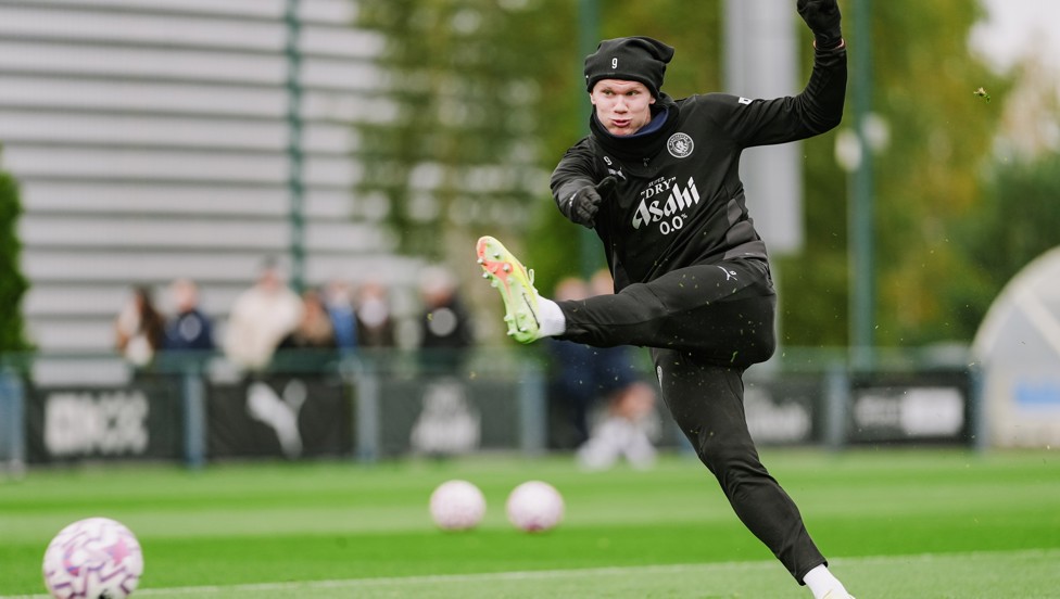 Haaland! : Wrapped up and raring to go