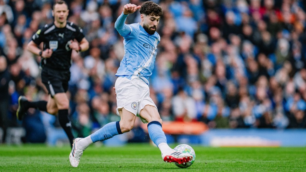 WELCOME BACK : Josko returns to action after four months out injured in a 3-0 home triumph over Crystal Palace in May 2026.
