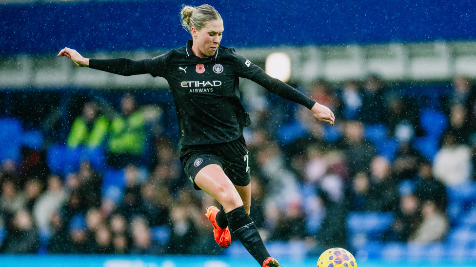 RETURN  : Rebecca Knaak back in action for the first time this season.