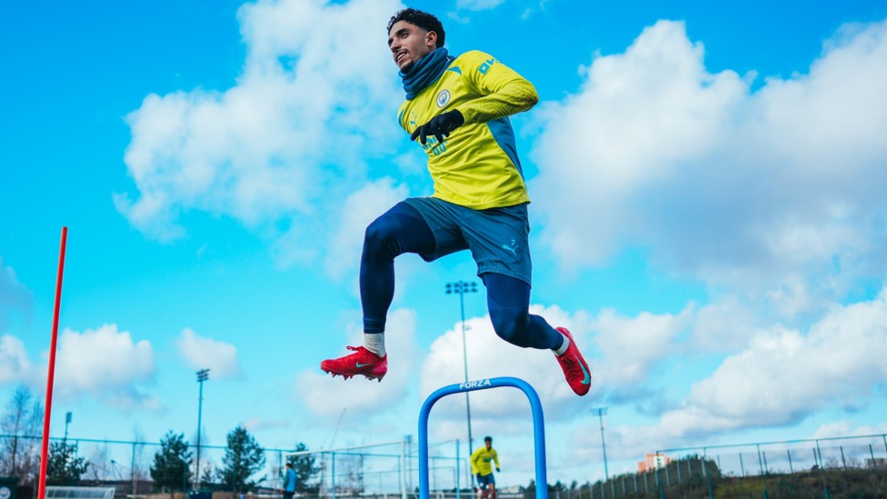 FRESH FACE : Omar Marmoush experiencing some rare winter sun.
