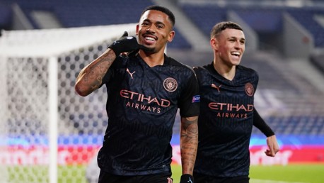 THIS PARTY'S OVER: Gabriel Jesus' celebrations are cut short by a VAR review