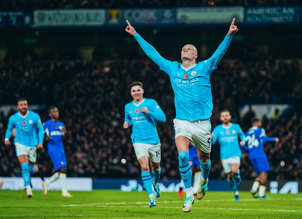 Haaland comemora em Londres!
