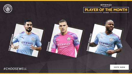 Etihad Player of the Month nominees revealed