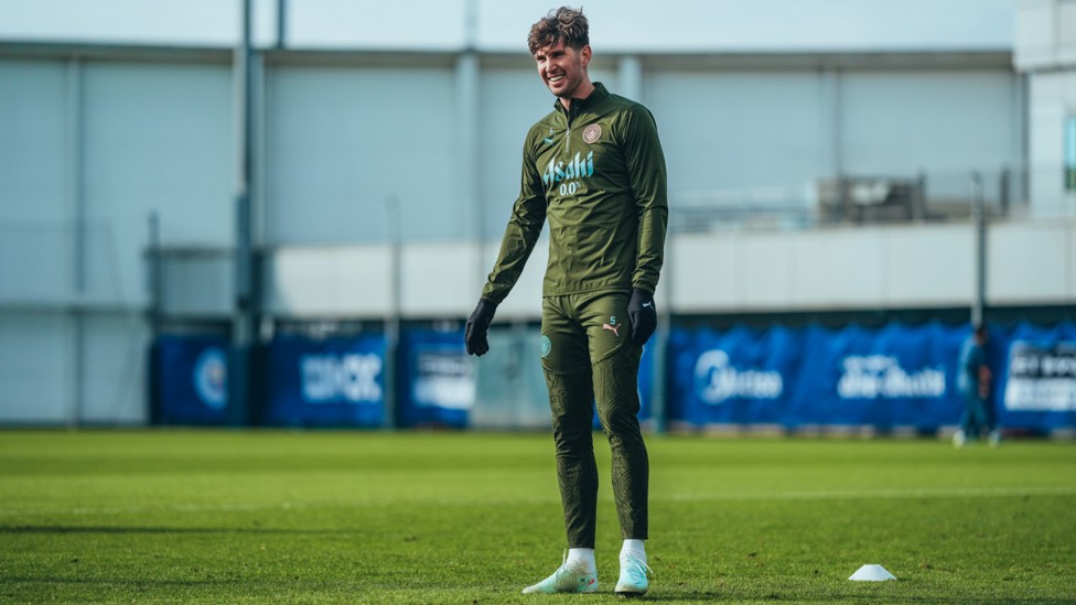 STANDING TALL : John Stones gets ready for Real