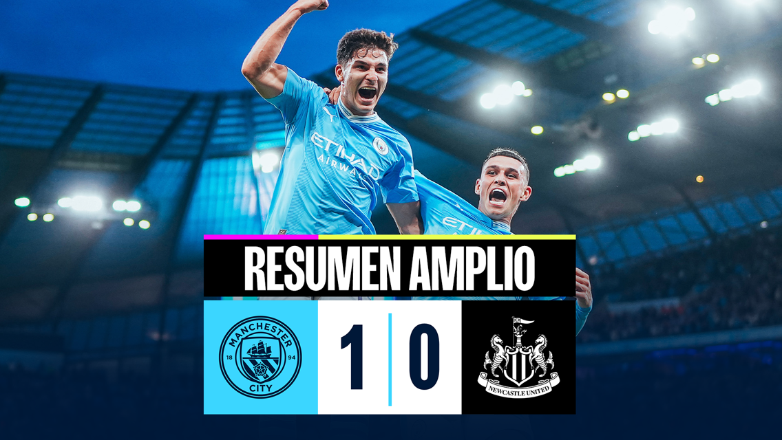City 1-0 Newcastle: resumen amplio