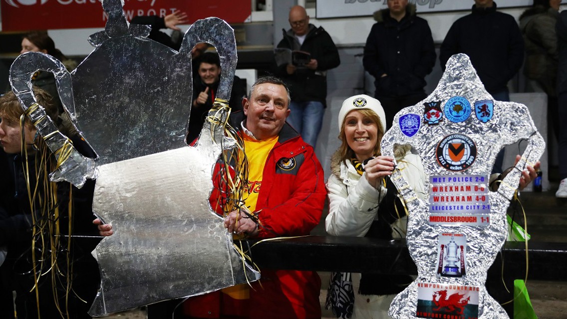 City jouera Newport County en 1/8ème de FA Cup