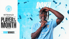 Doku voted November's Etihad Player of the Month