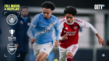 Full-match replay: City v Arsenal - FA Youth Cup