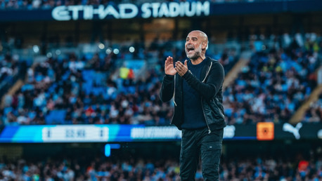 THE BOSS: On the touchline.
