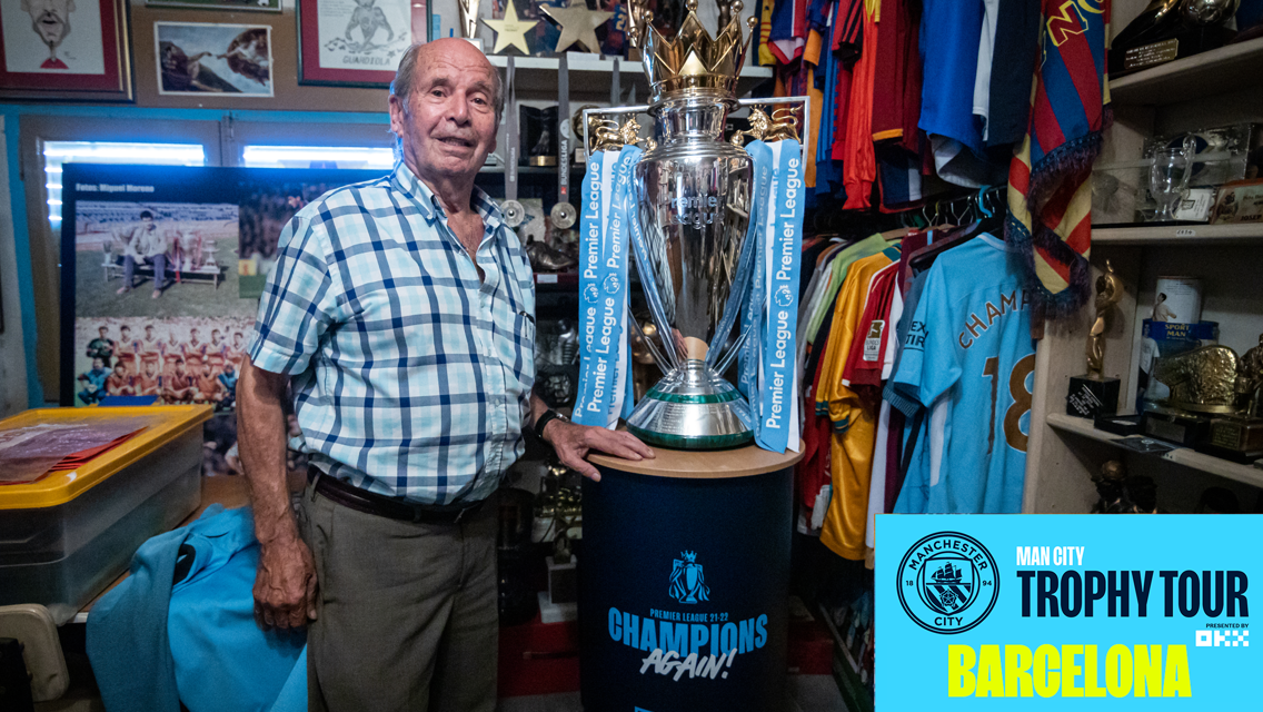 Trofi Liga Primer Kunjungi Kota Asal Pep Guardiola