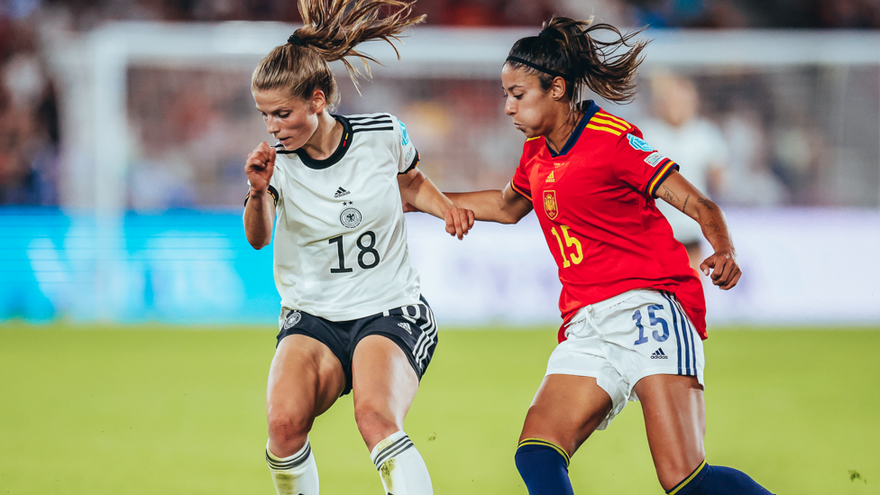 ANOTHER NEW FACE : Defender Leila Ouahabi played three times for Spain