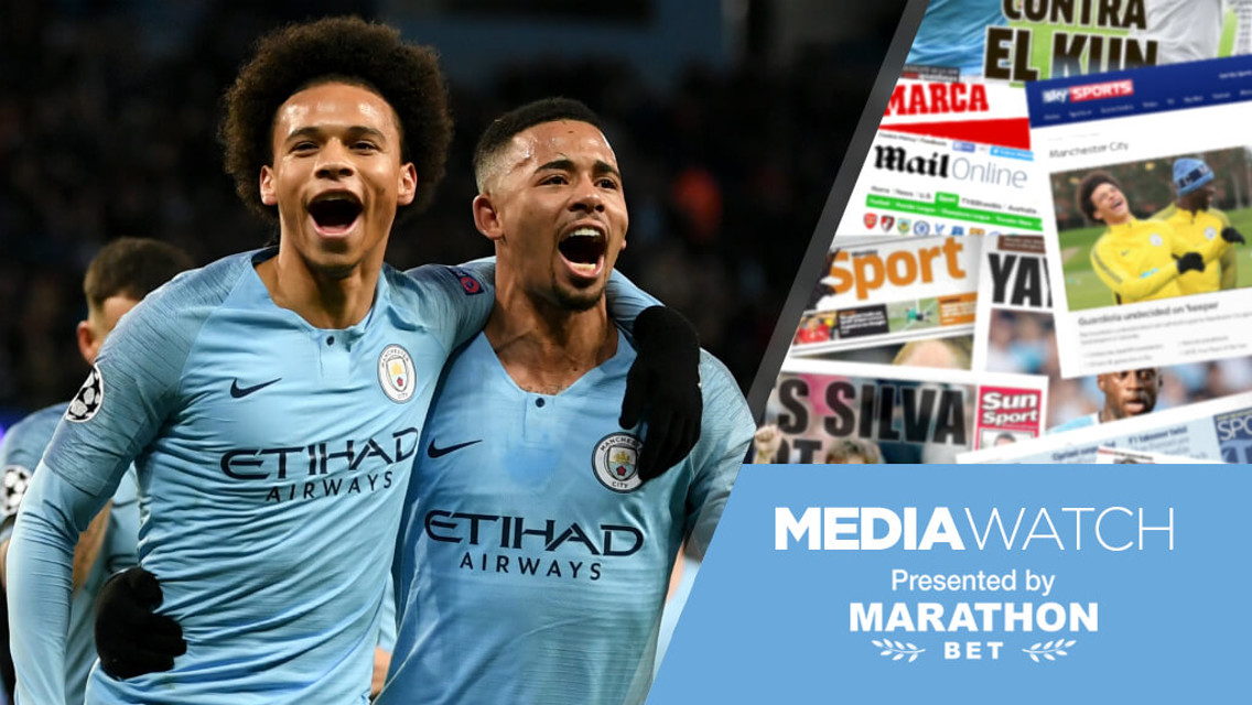 REUNION: Leroy Sane heads back to his old stomping ground, as City travel to Schalke...