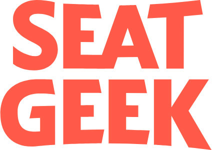 Logo with the text 'SEAT GEEK' in bold, red letters.