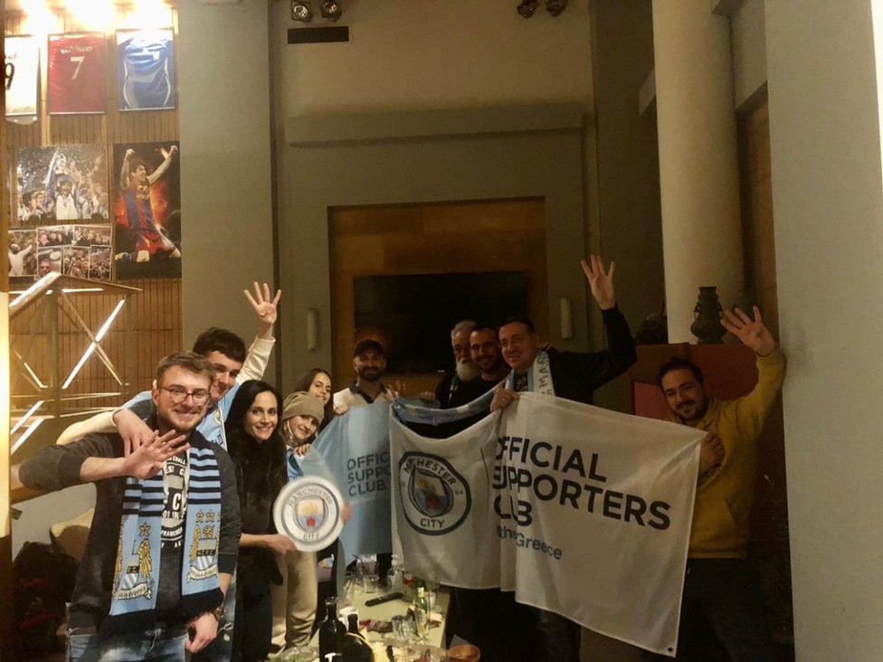 GREECE IS THE WORD: Our Northern Greece branch were also showing their support