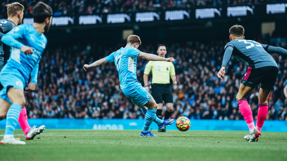 DANGEROUS DE BRUYNE : KDB fires City after just five minutes!