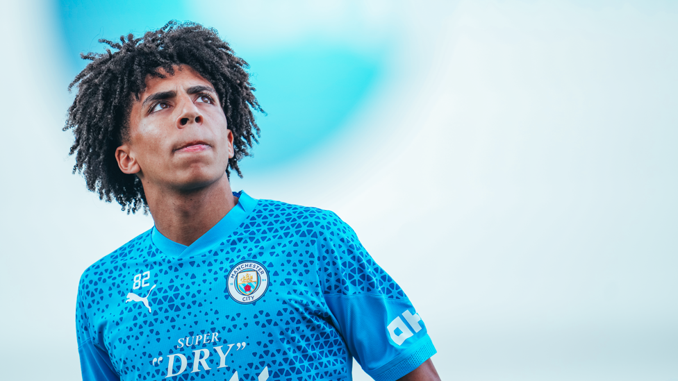 EYES ON THE PRIZE : Rico Lewis sets his sights on Newcastle.