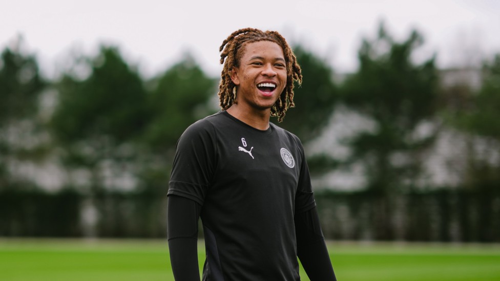 SAMBA SMILES : Tyrone Samba in good spirits. 