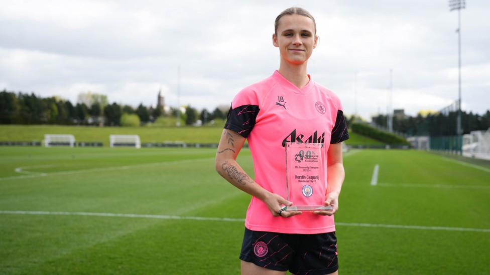 PFA  : The Dutch defender is named PFA Community Champion in May 2024.