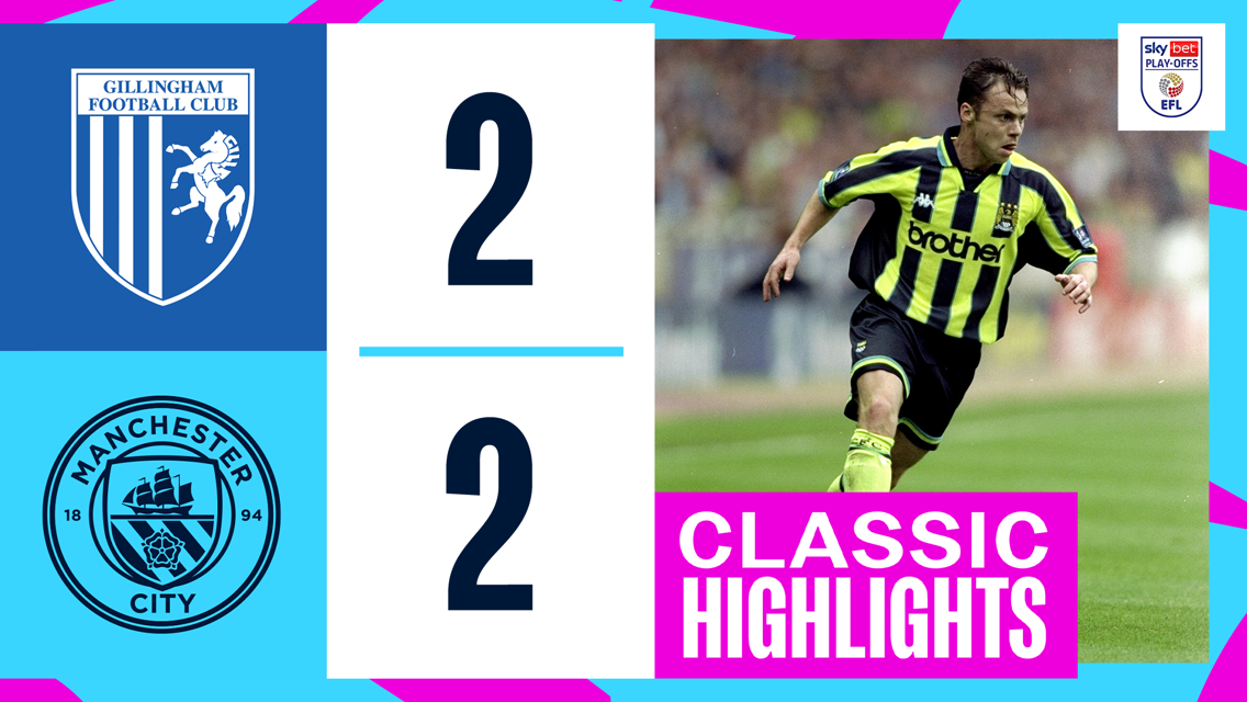 Classic highlights: Gillingham 2-2 City (1999)