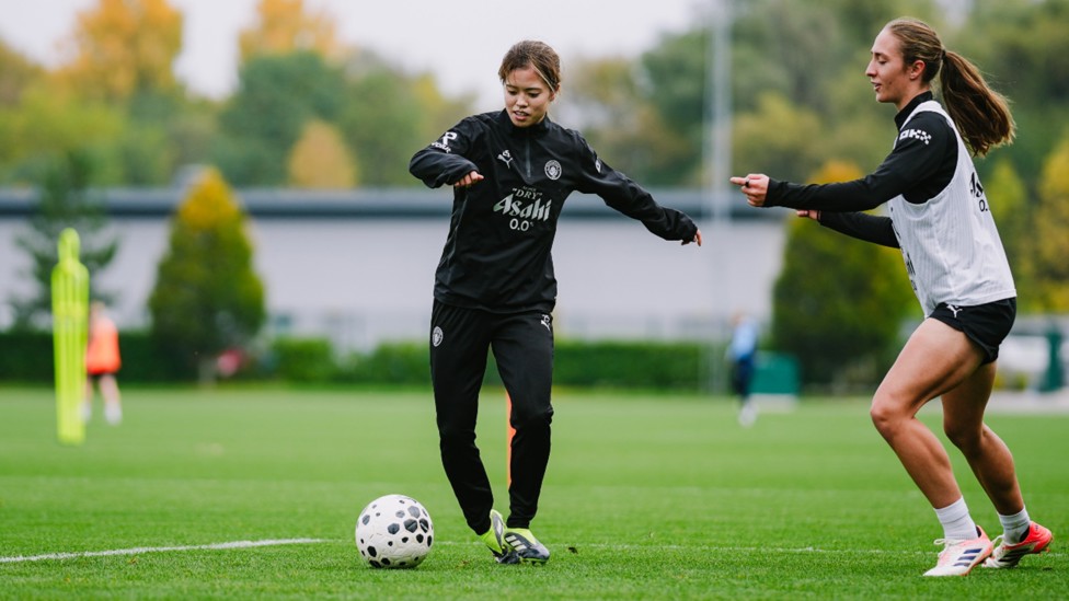 MIDDLE MARCH: Yui Hasegawa is a study in focus.