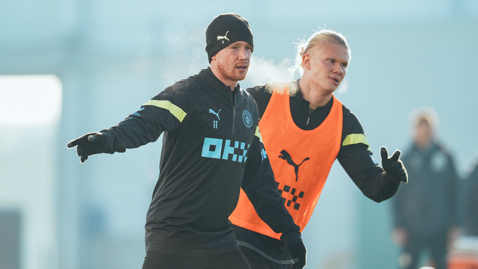 DYNAMIC DUO : The Premier League's top assister and scorer in shot!