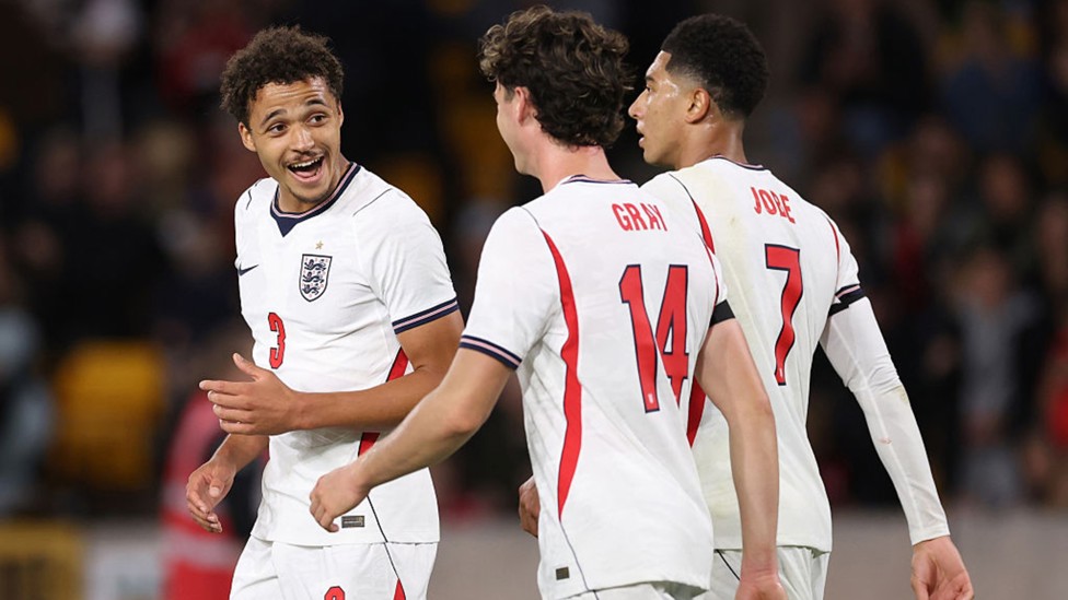 ON TARGET: Max Alleyne celebrates his goal.