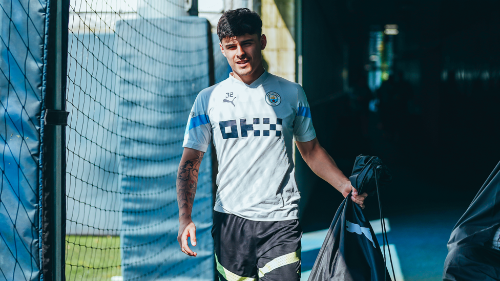 Alex Robertson heads out