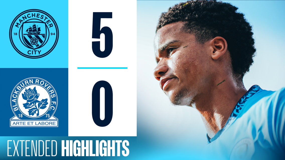 Extended highlights: City Under-18s 5-0 Blackburn Under-18s