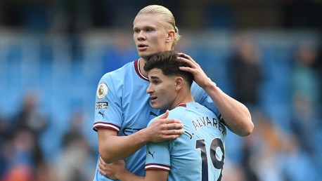 Haaland and Alvarez spearhead attack as City make five changes