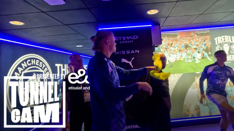 City 1 x 0 Newcastle: Tunnel Cam 