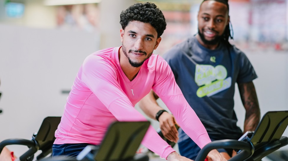 OMAR & ANTOINE: Attacking duo hit the bikes