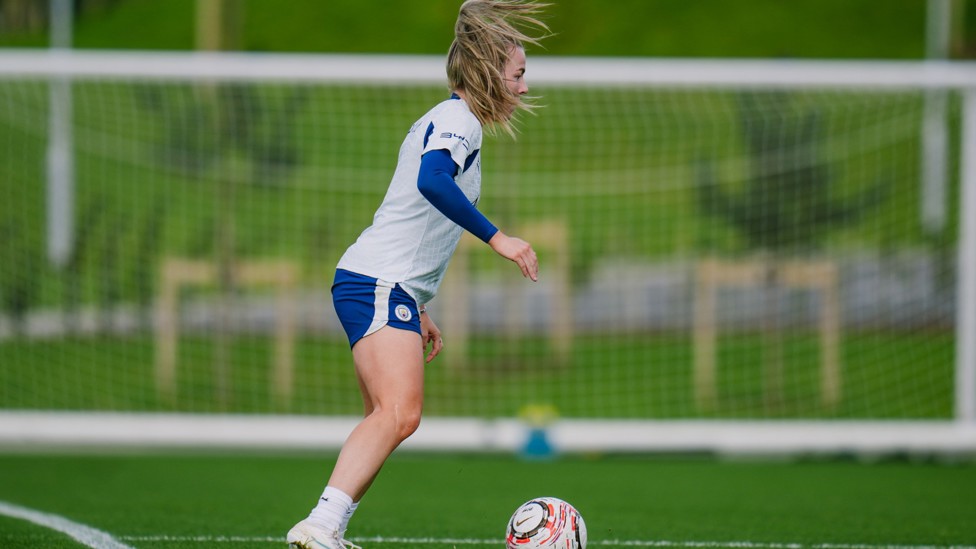 ON FIRE : Lauren Hemp will be seeking to continue her fine form