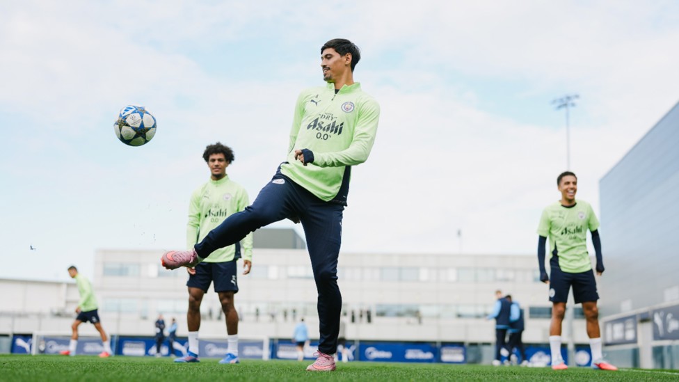 FLICK THE SWITCH: Tijjani Reijnders illustrates his deft technical skills.