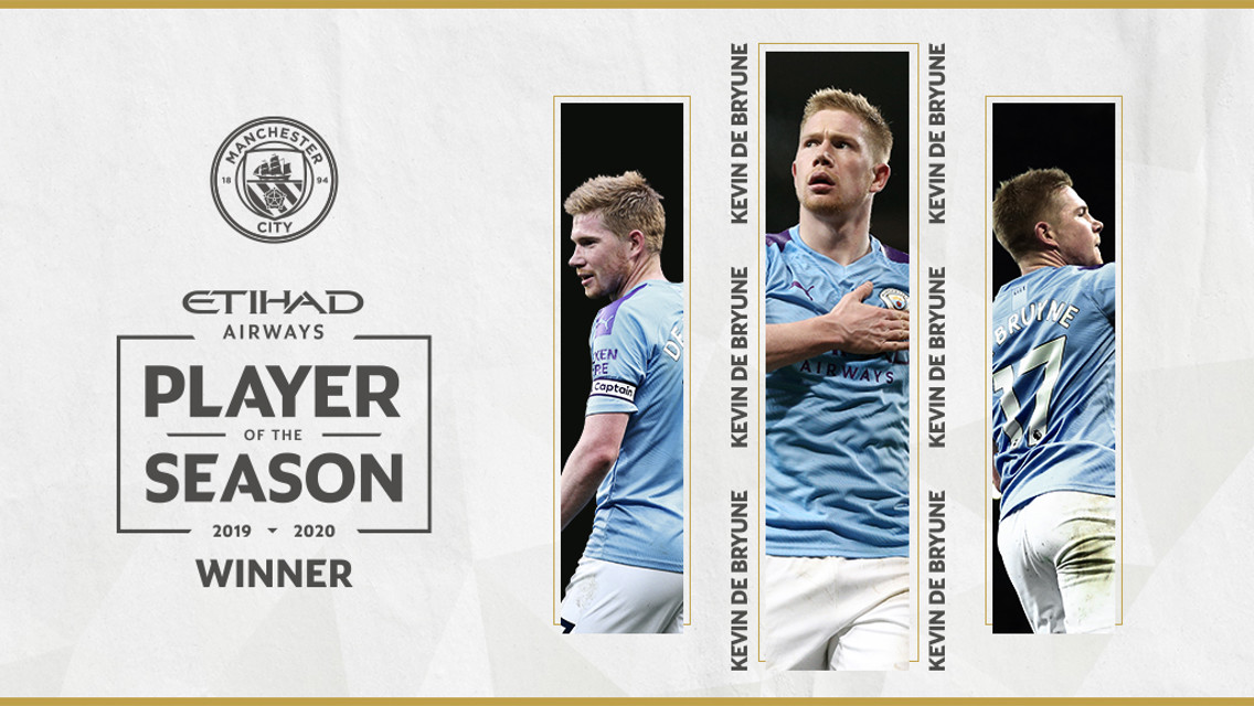 De Bruyne: Mejor Jugador Etihad de la Temporada
