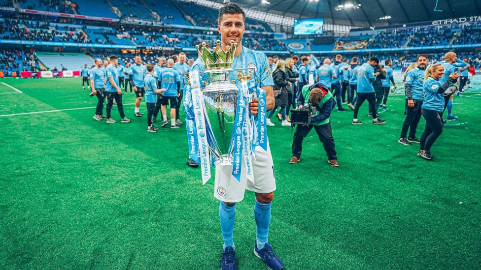 PREMIER PLAYER : A first Premier League title for Rodri in 2020/21.