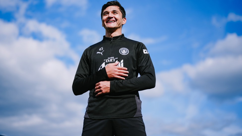 SUNNY SMILE: Abdukodir Khusanov shares a joyful moment 