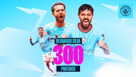Bernardo alcanza los 300 partidos con el City