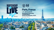 Matchday Live on Tour event in Paris, France, on Saturday, 21 November. Featuring Joleon Lescott at The Blue Moon, 55 Rue de la Roquette, 75011. Doors open at 11:30 am.