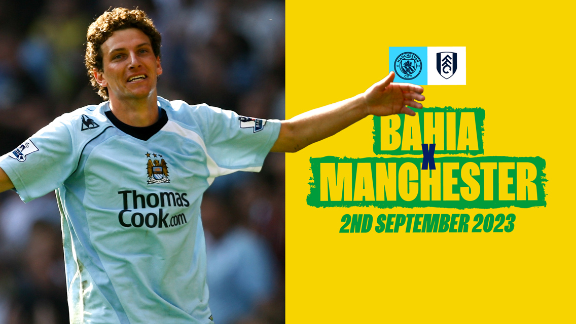 O herói do City, Elano, estará aqui para comemorar o ‘Bahia em Manchester’