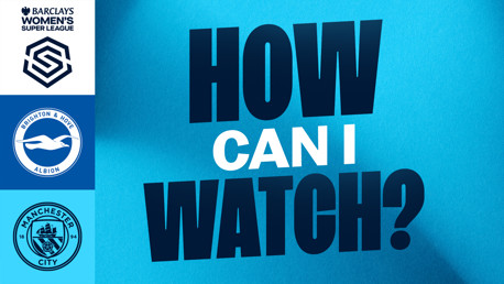 How can I watch Brighton v City on TV?