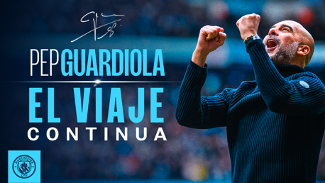 ¡Pep Guardiola extiende su contrato con el City!