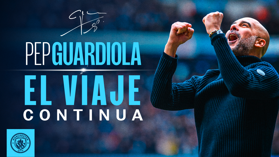 ¡Pep Guardiola extiende su contrato con el City!