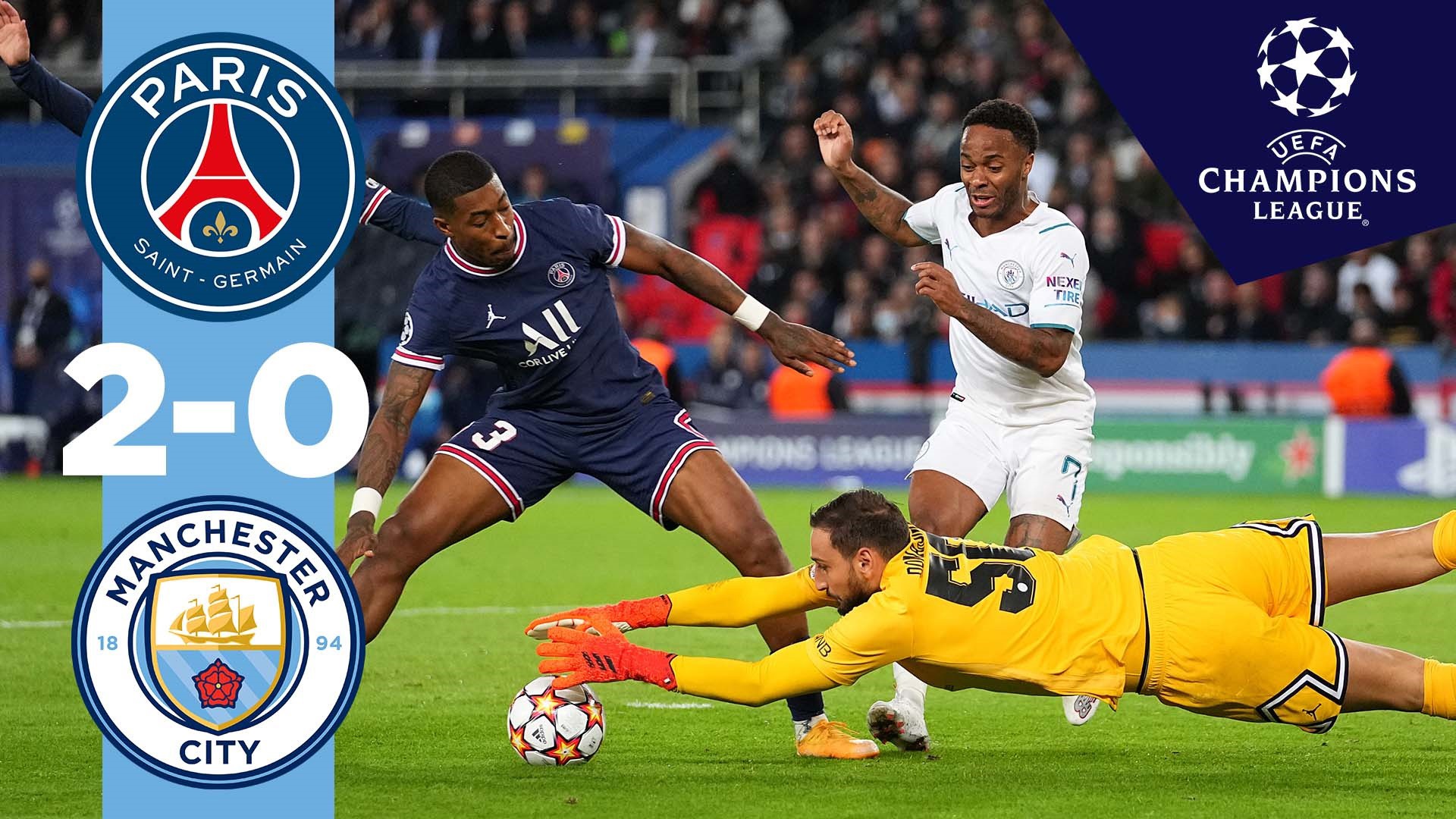 Match highlights PSG v City