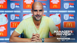 WEMBLEY DATE: Pep Guardiola is preparing for Sunday's Community Shield clash with Chelsea 
