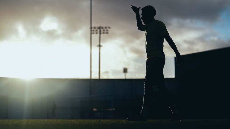SHADOW PLAY: Savinho is framed against an atmospheric CFA back drop.