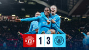 Manchester United 1-3 City: resumen
