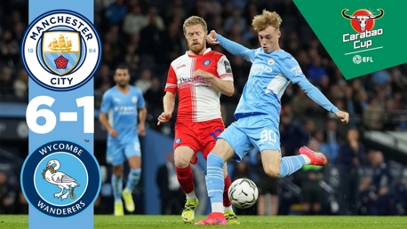 Match highlights: City 6-1 Wycombe