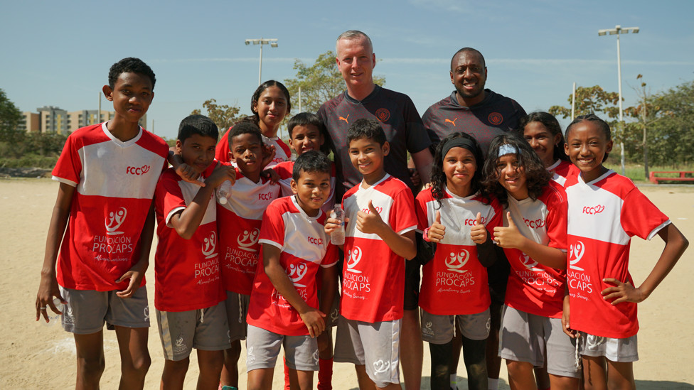 COMMUNITY : Participants from the local community enjoy sessions from the Football & Water Education curriculum