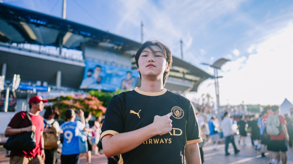 PROUD BLUE: The badge of honour