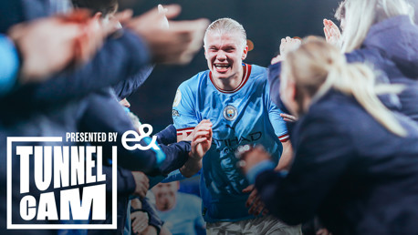 City v West Ham: Tunnel Cam